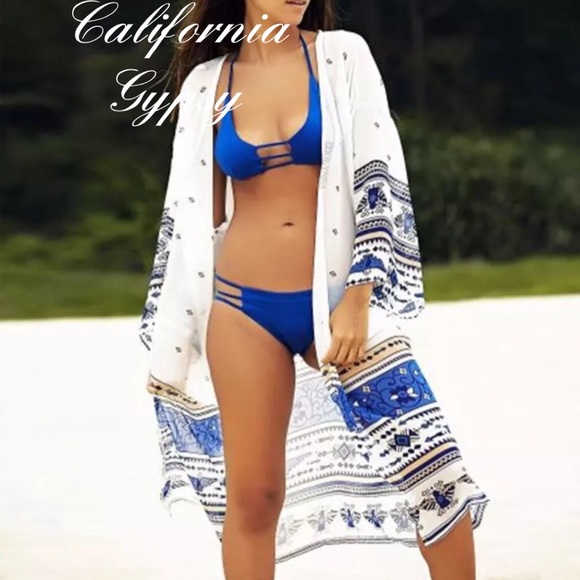 Western Thunderbird Boho Duster Coverup - Picture 10 of 15